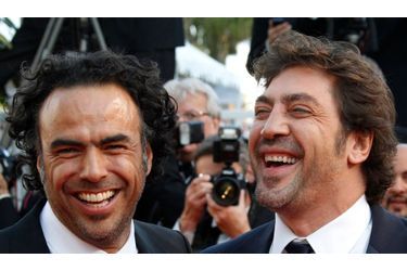 <br />
Le réalisateur de "Biutiful", Alejandro Gonzalez Inarritu, et son comédien principal, Javier Bardem.