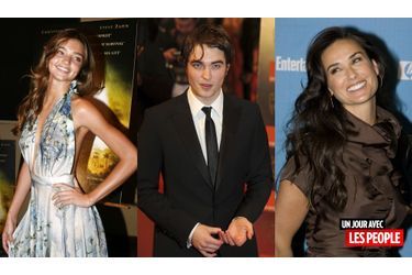<br />
Miranda Kerr, Robert Pattinson et Demi Moore.