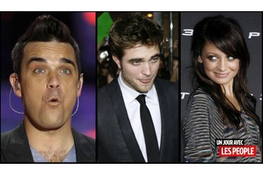 <br />
Robbie Williams, Robert Pattinson, Nicole Richie