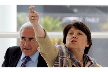 <br />
Dominique Strauss-Kahn et Martine Aubry (archives).