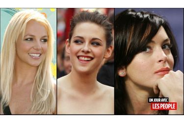 <br />
Britney Spears, Kristen Stewart et Lindsay Lohan