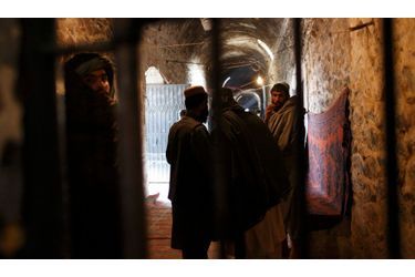 <br />
Le quartier des "politiques" de la prison de Kandahar