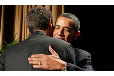 <br />
Barack Obama et José Luis Rodrigues Zapatero donnant tort à la polémique hier à Washington. 