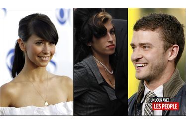<br />
Jennifer Love Hewitt, Amy Winehouse et Justin Timberlake