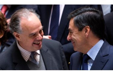 <br />
Frédéric Mitterrand et François Fillon sentent le vent de la victoire arriver...