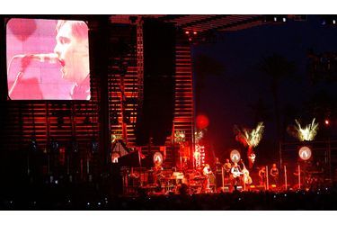 <br />
Arcade Fire en concert au Coachella Music Festival à Indio, Californie en 2007.