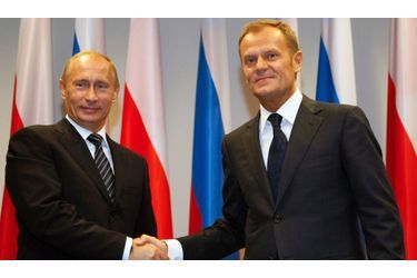 <br />
Vladimir Poutine et Donald Tusk