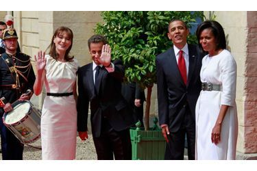 Le couple Obama est arrivé à la préfecture de Caen