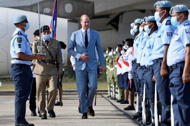 Le prince William à l&#039;aéroport à Belize City, le 19 mars 2022