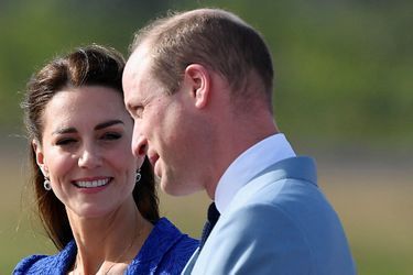 Kate Middleton et le prince William à l&#039;aéroport à Belize City, le 19 mars 2022