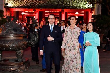 La princesse Victoria de Suède et le prince Daniel à Hanoi, le 7 mai 2019