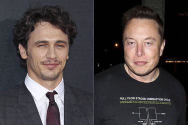 James Franco et Elon Musk.