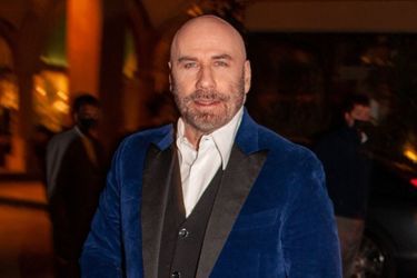 John Travolta, à Beverly Hills, le 22 janvier 2022.