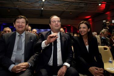 François Hollande et Anne Hidalgo à Limoges mardi. 