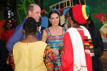 Kate Middleton et le prince William, dans les pas de Bob Marley à Kingston, le 22 mars 2022