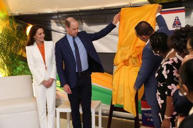 Kate Middleton et le prince William au Spanish Town Hospital en Jamaïque, le 23 mars 2022