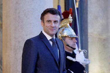 Emmanuel Macron le 21 mars 2022.