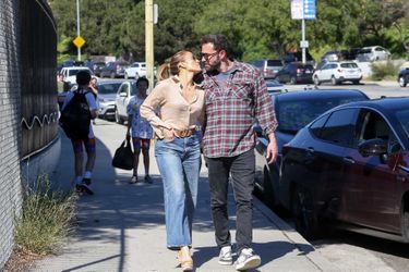 Jennifer Lopez et Ben Affleck, le 24 mars 2022 à Los Angeles. 