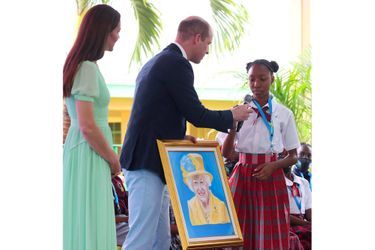 Kate Middleton et le prince William ont effectué leurs premières sorties à Nassau, aux Bahamas, le 25 mars 2022.