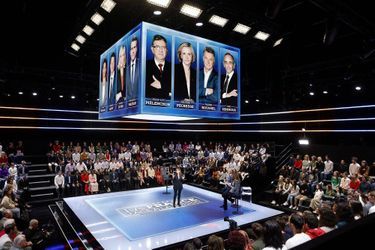 Première grande soirée électorale de TF1, le 14 mars.