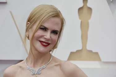 Nicole Kidman sur le tapis rouge des Oscars 2022.