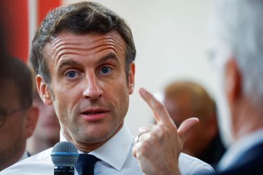Emmanuel Macron, à Dijon le 29 mars 2022.