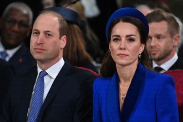 Kate Middleton et le prince William à l&#039;abbaye de Westminster, le 14 mars 2022