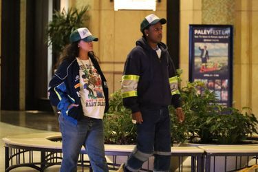 Ce week-end, Rihanna et A$AP Rocky ont été photographiés lors d'une sortie au cinéma, à Los Angeles.