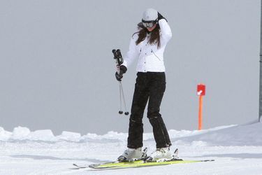 Kate Middleton sur des skis (Suisse, mars 2008)