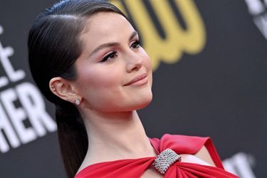 Selena Gomez aux Critics Choice Awards, à Los Angeles, le 13 mars 2022.