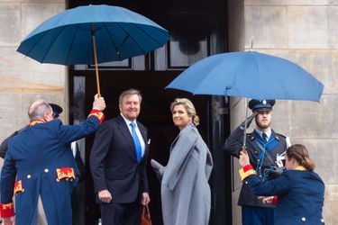 La reine Maxima et le roi Willem-Alexander des Pays-Bas à Amsterdam, le 5 avril 2022