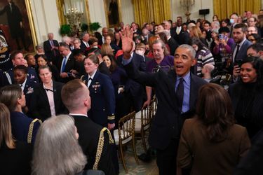 Barack Obama à la Maison-Blanche, le 5 avril 2022.