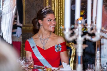 La princesse héritière Victoria de Suède à Stockholm, le 6 avril 2022