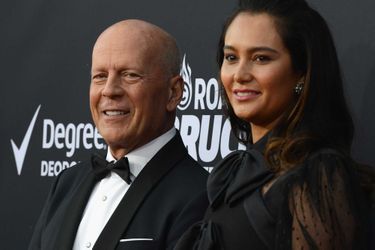 Bruce Willis et Emma Heming en juillet 2018.