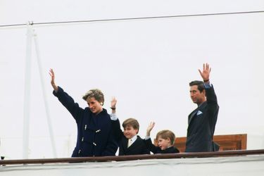 Diana, Charles, Harry et William au Canada en 1991