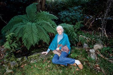 Son secret de jouvence : s’asseoir dans son jardin et échanger avec la nature. À Bournemouth, en Angleterre, le 22 février.