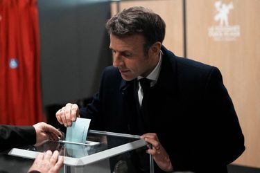 Emmanuel Macron a voté au Touquet.