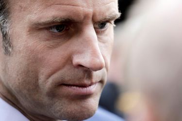 Emmanuel Macron à Denain, le 11 avril.