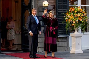 Le roi Willem-Alexander des Pays-Bas et la reine Maxima à Maastricht, le 11 avril 2022