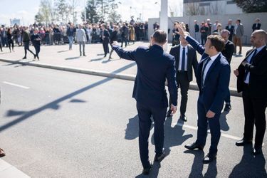 Edouard Philippe a accueilli Emmanuel Macron, jeudi au Havre pour un déplacement sur le thème de l'écologie. 