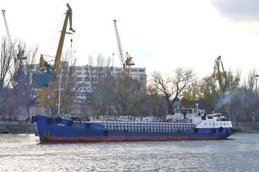 Le pétrolier Xelo, ici en photo à Rostov-sur-le-Don, en Russia, en novembre 2017.