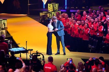 Meghan et Harry lors de la cérémonie d&#039;ouverture des Invictus Games, à La Haye aux Pays-Bas.