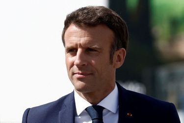 Emmanuel Macron au Havre le 14 avril.