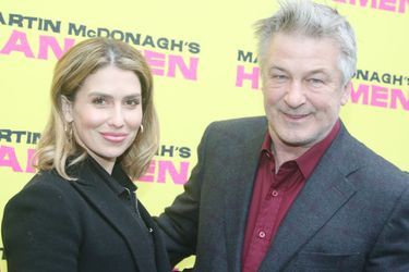 Alec Baldwin et sa femme Hilaria à l&#039;avant-première de la pièce de théâtre «Hangmen», au Golden Theatre, à New York, le 21 avril 2022.