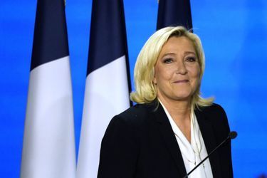 Marine Le Pen, dimanche 24 avril 2022.