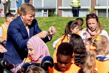 Le roi Willem-Alexander des Pays-Bas à Delft le 22 avril 2022