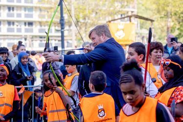 Le roi Willem-Alexander des Pays-Bas à Delft le 22 avril 2022