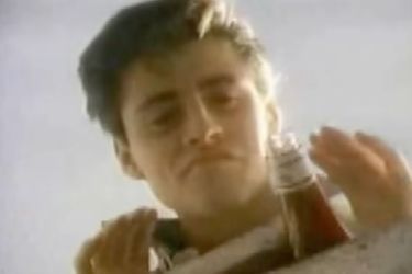 Matt LeBlanc dans une publicité pour le Ketchup Heinz (1987)