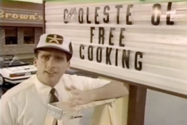 Steve Carell dans une publicité pour Brown's Chicken (1989)