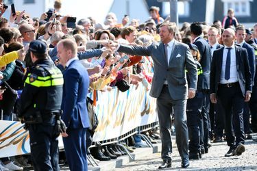 Le roi Willem-Alexander des Pays-Bas à Maastricht, le 27 avril 2022
